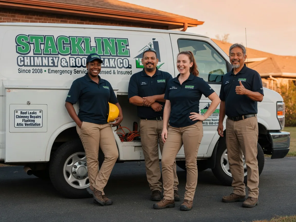 Chimney flashing repair company in Enid, OK